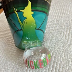 Wicked Elphaba AMC Popcorn Bucket Tin Exclusive with Wine Cup